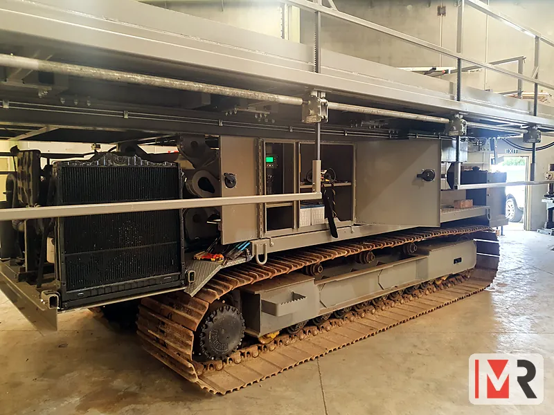 Tracked machine fitted with new control and engine management gear